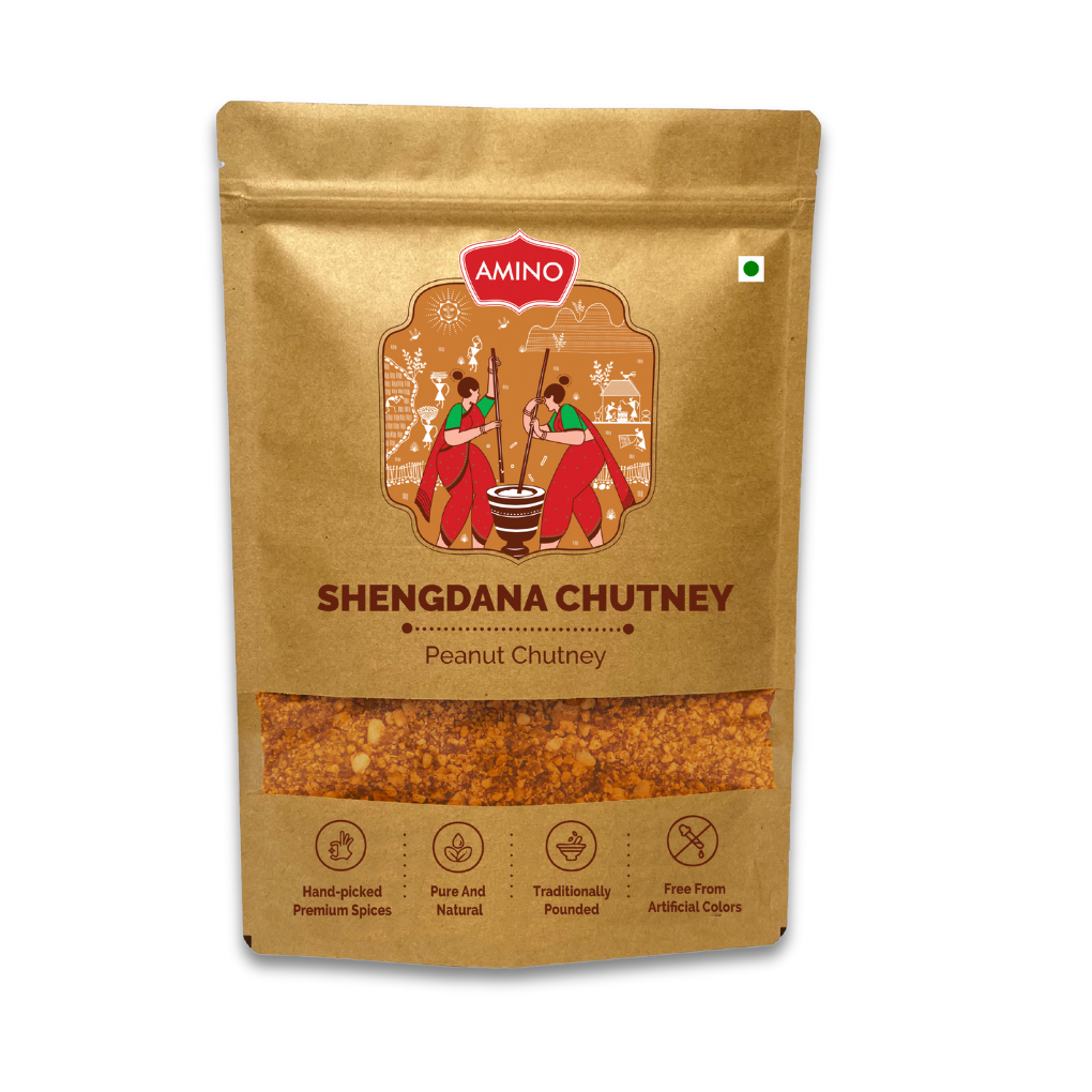 Shengdana Chutney -Traditionally Pounded Homemade Peanut Chutney
