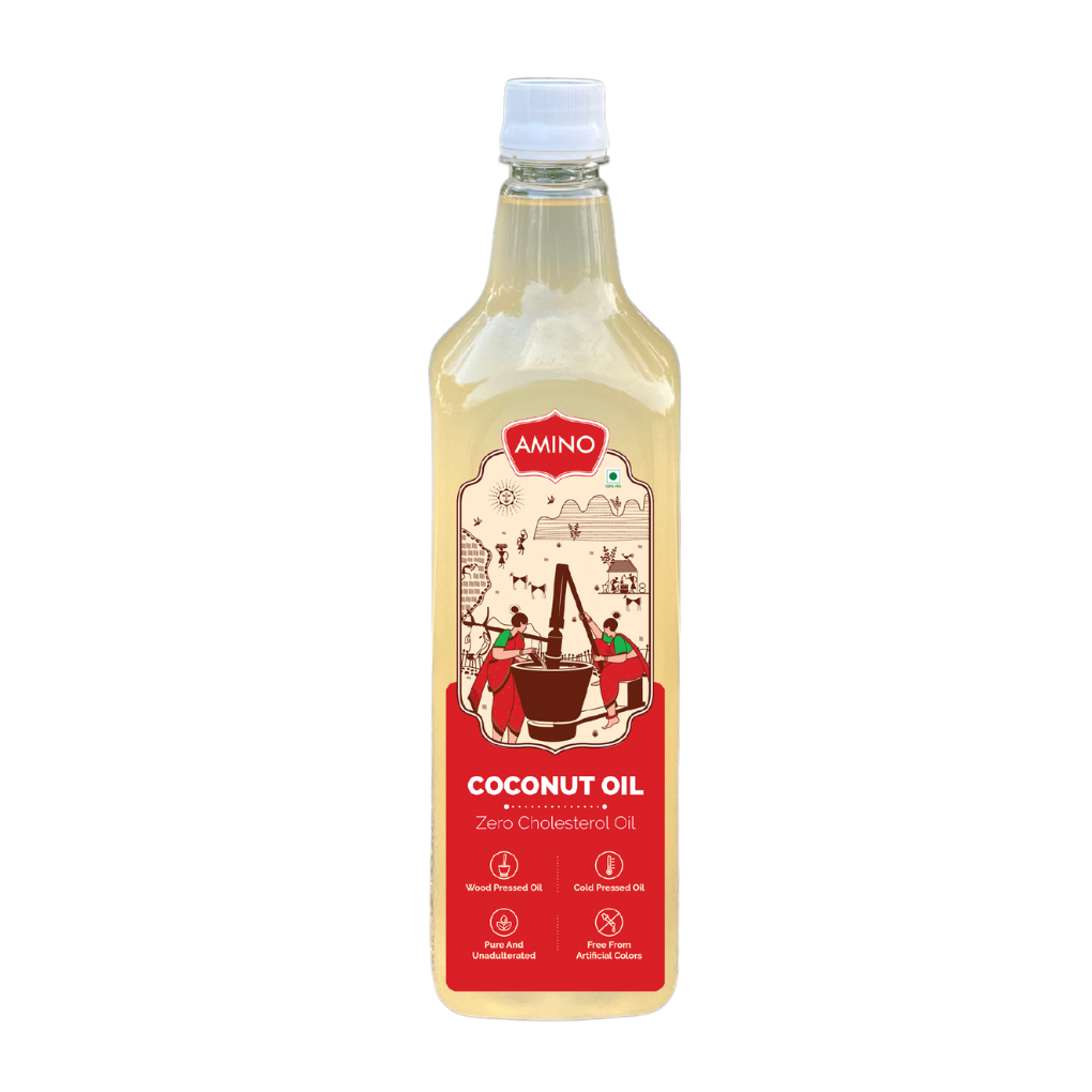 Coconut Cold Pressed Oil -Zero Cholesterol Wood Pressed Coconut Oil