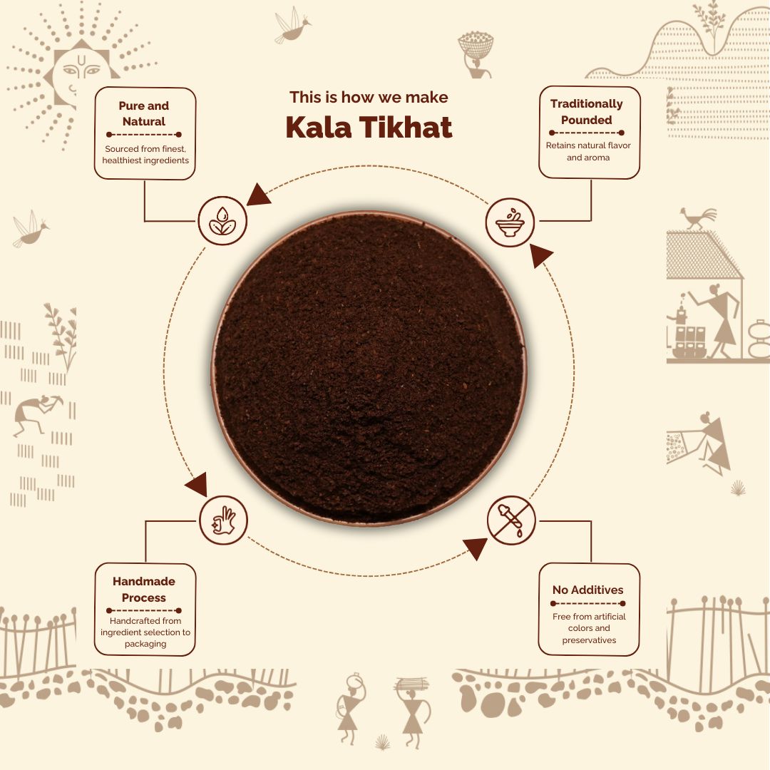 Kala Tikhat -Traditionally Pounded Homemade Kala Masala