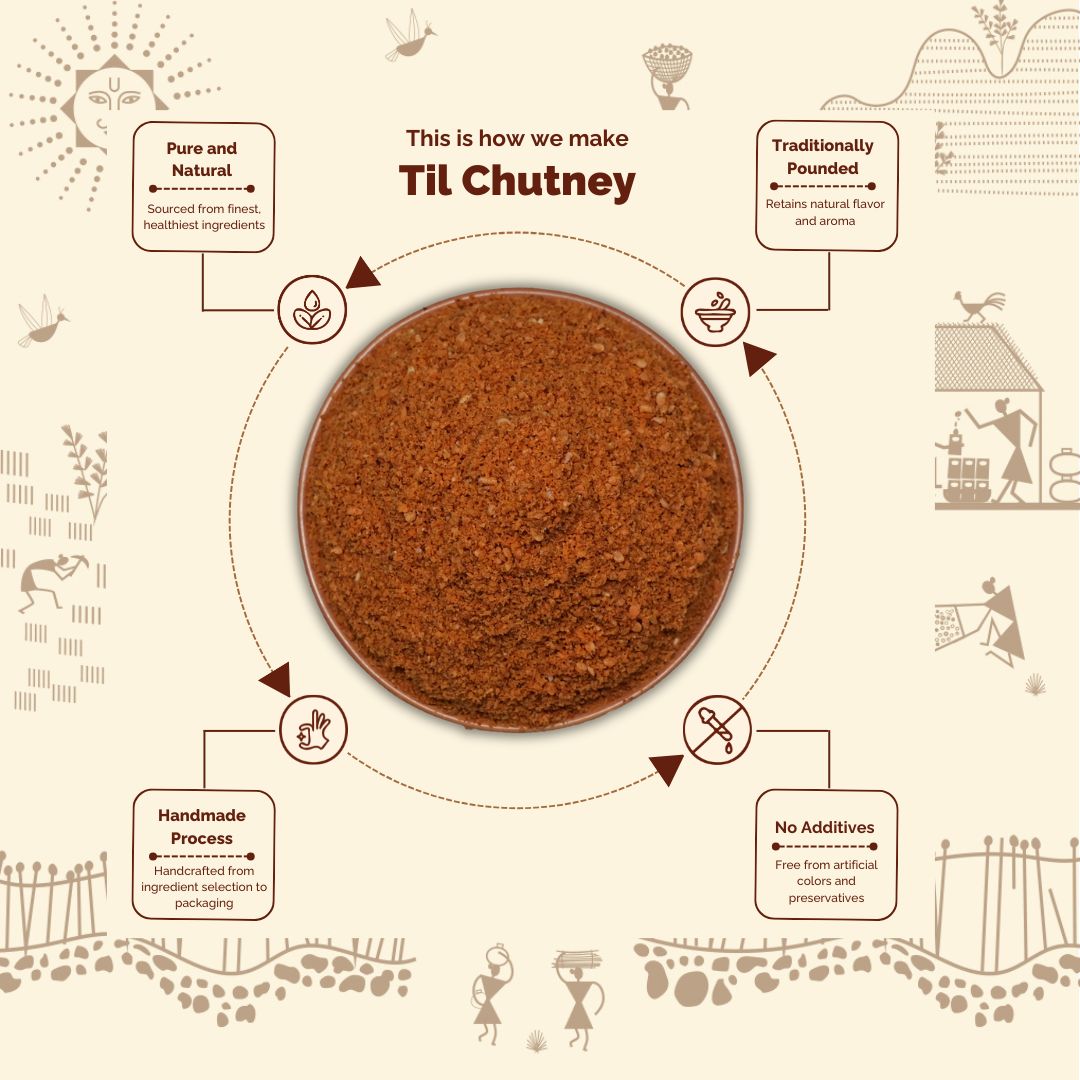 Til Chutney -Traditionally Pounded Homemade Sesame Chutney