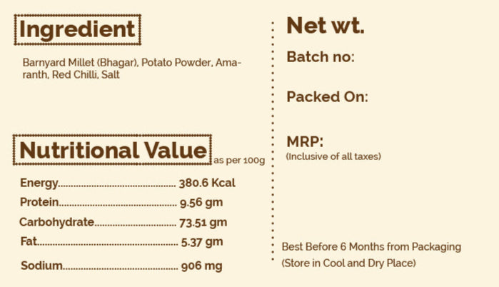 Upwas Thalipeeth Premix Atta -Traditionally Made with Rajgira, Bhagar, Potato & Saindhav