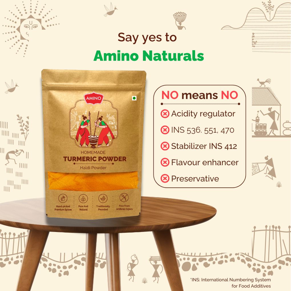 Turmeric Powder -Traditionally Pounded Homemade Haldi Powder