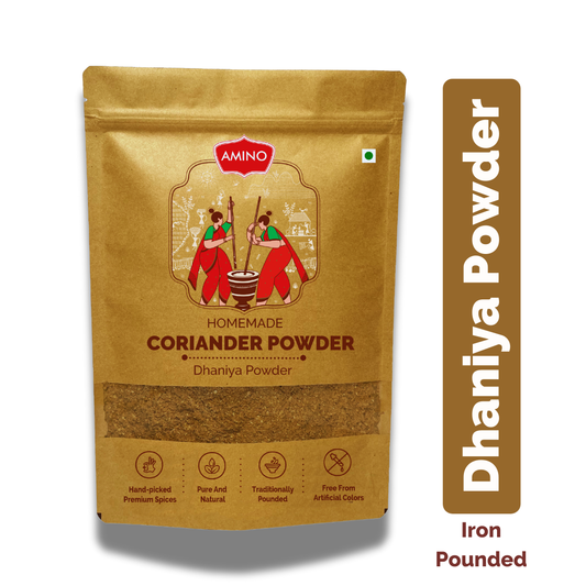Dhaniya Powder -Traditionally Pounded Homemade Coriander Powder