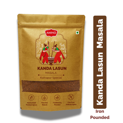 Kanda Lasun Masala -Traditionally Pounded Homemade Kanda Lasun Masala