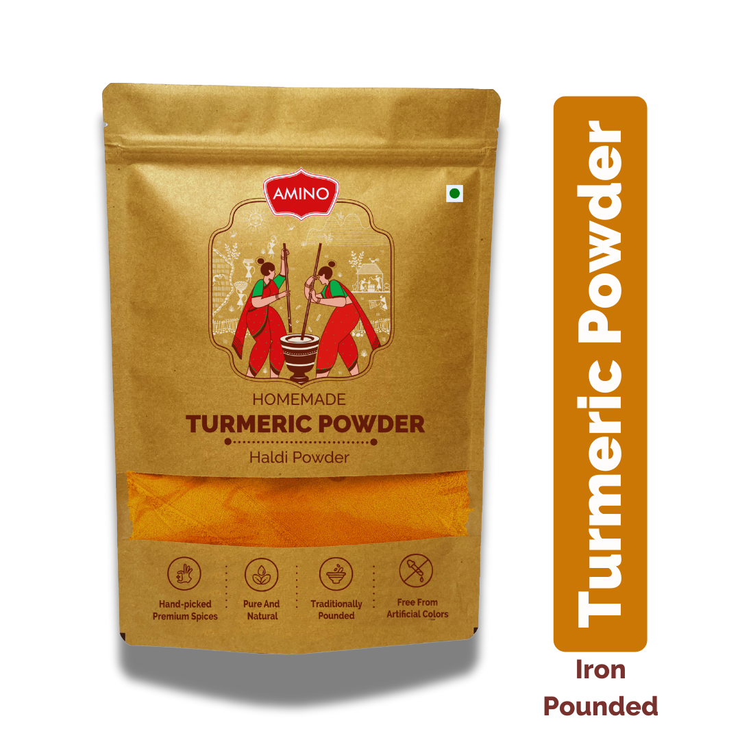 Turmeric Powder -Traditionally Pounded Homemade Haldi Powder
