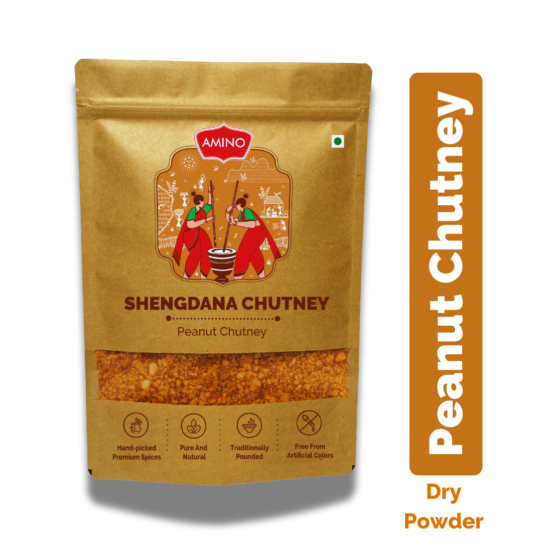 Shengdana Chutney -Traditionally Pounded Homemade Peanut Chutney