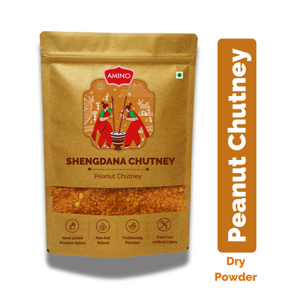 Shengdana Chutney -Traditionally Pounded Homemade Peanut Chutney