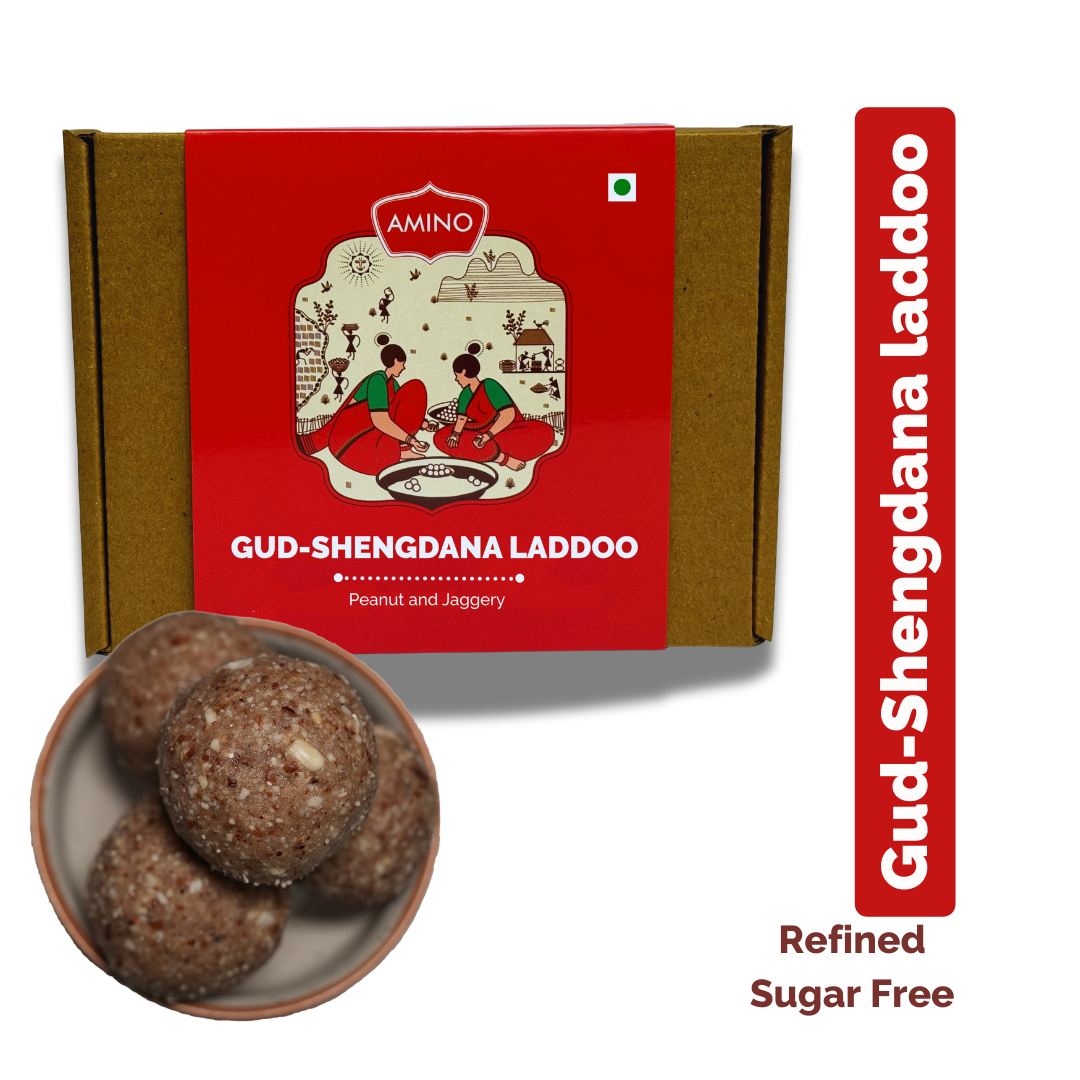 Gud-Shengdana Laddoo -Traditionally Made with Peanut and Jaggery