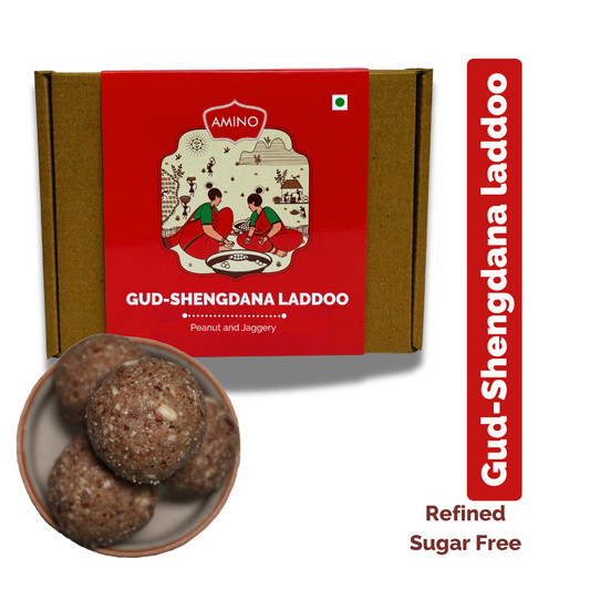 Gud-Shengdana Laddoo -Traditionally Made with Peanut and Jaggery