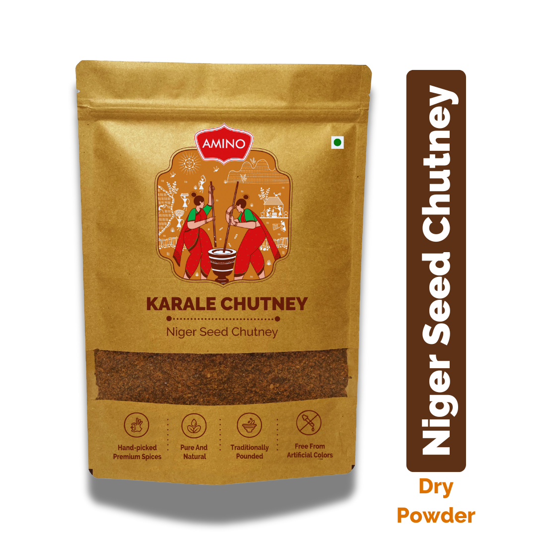 Karale Chutney -Traditionally Pounded Homemade Niger Seed Chutney