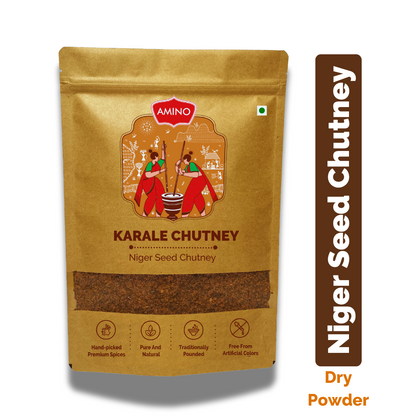 Karale Chutney -Traditionally Pounded Homemade Niger Seed Chutney