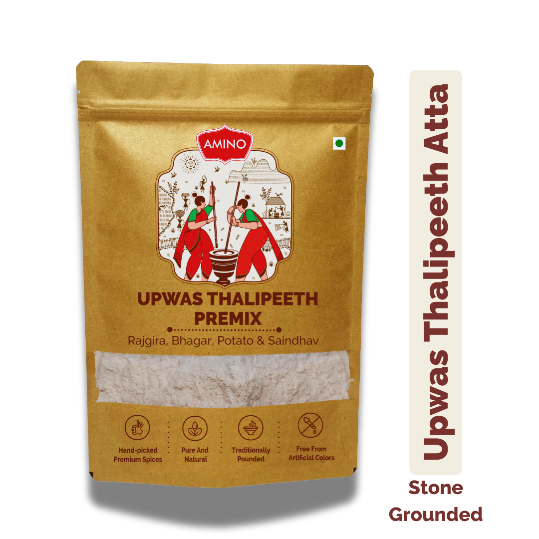 Upwas Thalipeeth Premix Atta -Traditionally Made with Rajgira, Bhagar, Potato & Saindhav