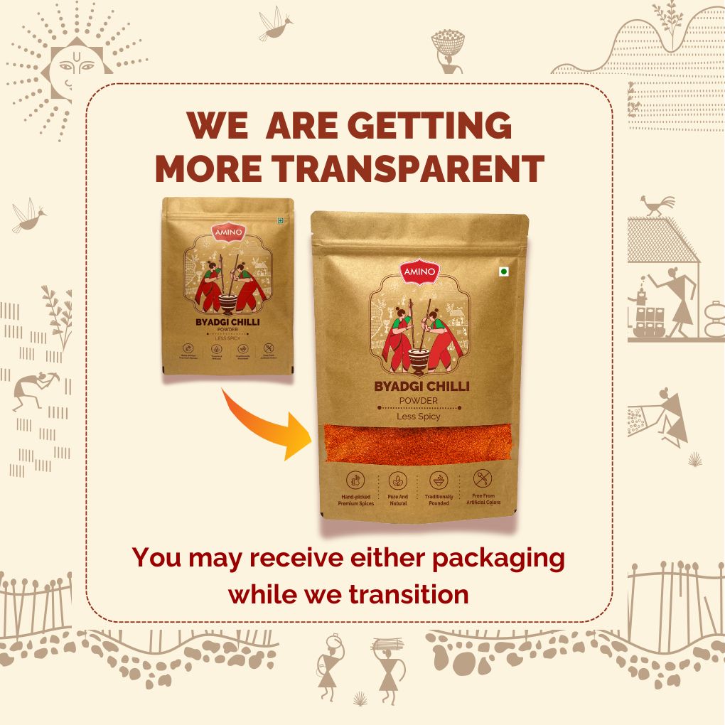 Byadgi Red Chilli Powder -Less Spicy Traditionally Pounded Chilli Powder