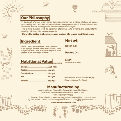 Kanda Lasun Masala -Traditionally Pounded Homemade Kanda Lasun Masala