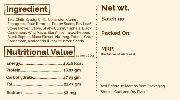 Malvani Masala -Traditionally Pounded Homemade Malvani Masala