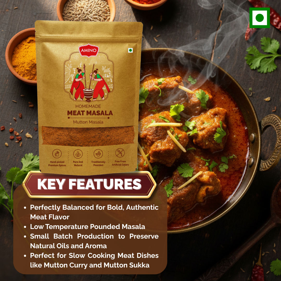 Meat Masala -Traditionally Pounded Homemade Mutton Masala