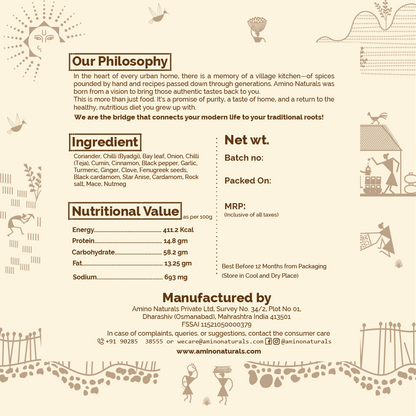 Meat Masala -Traditionally Pounded Homemade Mutton Masala
