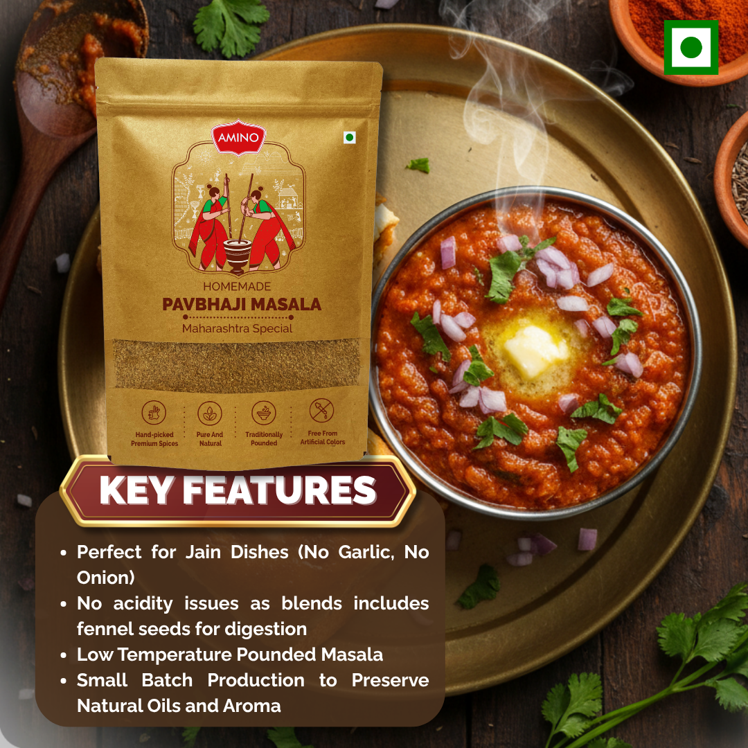 Pavbhaji Masala -Traditionally Pounded Homemade Pavbhaji Masala