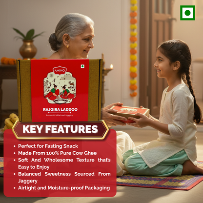 Rajgira Laddoo -Traditionally Made with Amaranth Millet and Jaggery