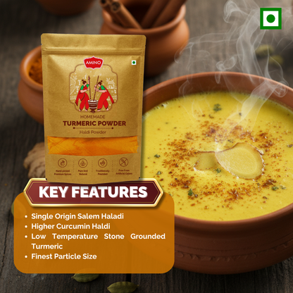 Turmeric Powder -Traditionally Pounded Homemade Haldi Powder