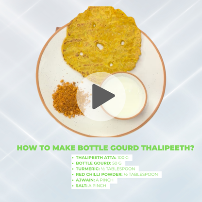 Thalipeeth Premix Atta -Traditionally Made with Jowar, Bajra, Wheat and Gram