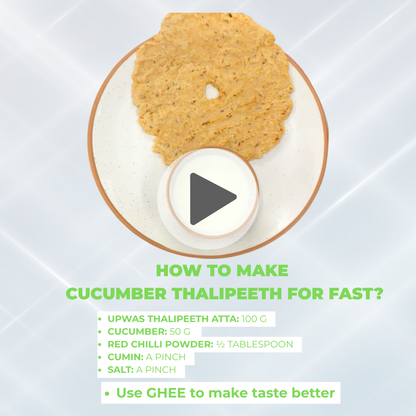 Upwas Thalipeeth Premix Atta -Traditionally Made with Rajgira, Bhagar, Potato & Saindhav