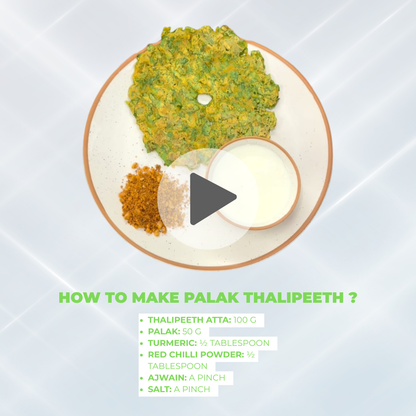 Thalipeeth Premix Atta -Traditionally Made with Jowar, Bajra, Wheat and Gram