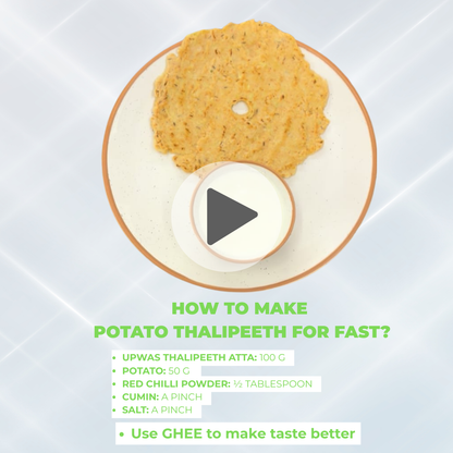 Upwas Thalipeeth Premix Atta -Traditionally Made with Rajgira, Bhagar, Potato & Saindhav