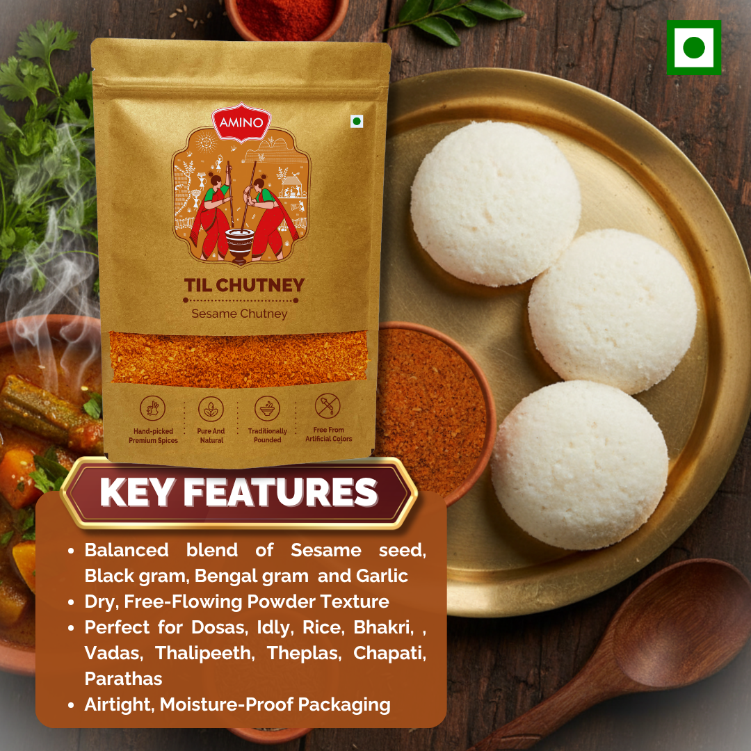Til Chutney -Traditionally Pounded Homemade Sesame Chutney