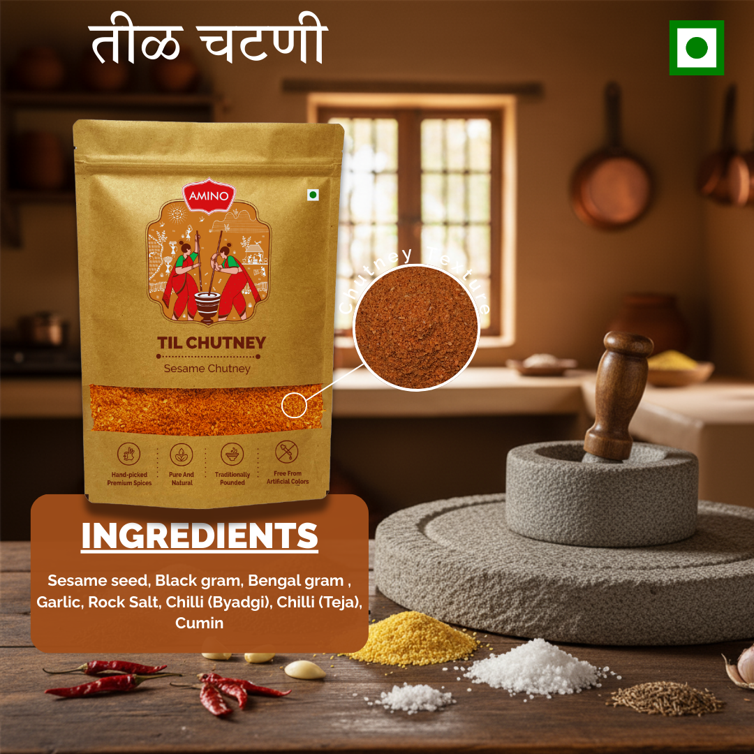 Til Chutney -Traditionally Pounded Homemade Sesame Chutney